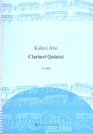 Quintet for clarinet, 2 violins, viola and cello score,  archive copy