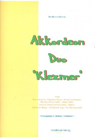 Akkordeon Duo Klezmer fr 2 Akkordeon Partitur und Stimmen