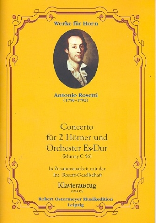 Konzert Es-Dur  fr 2 Hrner und Orchester Klavierauszug