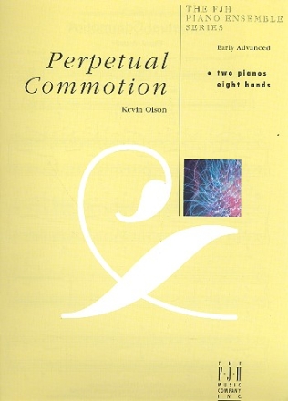 Perpetual Commotion for 2 pianos 8 hands (early advanced)