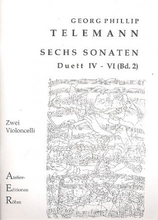 6 Sonaten Bd.2 (Duette 4-6) fr 2 Violoncelli 2 Stimmen
