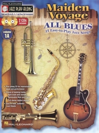 Maiden Voyage - All Blues (+2 CD's): for Bb, Eb, C and bass clef instruments jazz payalong vol.1a