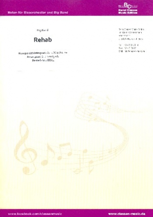 Rehab: for Big Band Partitur und Stimmen