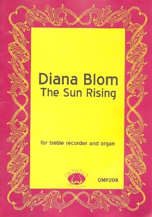 The Sun Rising for treble recorder and organ