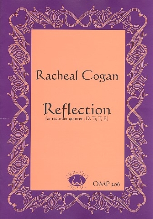 Reflection for recorder quartet (SATB) score+parts