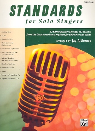 Standards for Solo Singers for medium high voice and piano