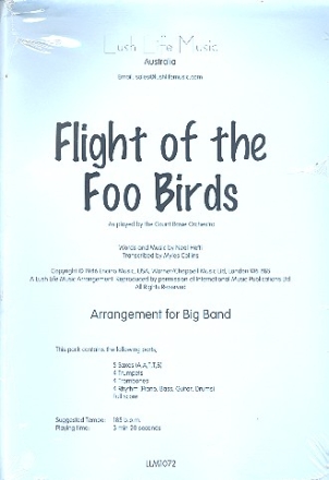 Flight of the foo Birds: for big band score and parts