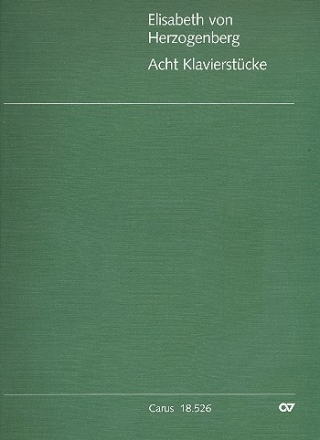 Acht Klavierstcke fr Klavier