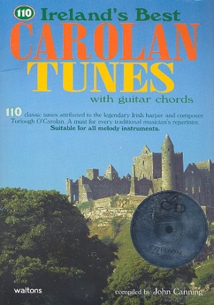 110 Irelands Best Corolan Tunes (+CD) for melody instrument with guitar chords