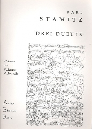 3 Duette fr 2 Violen (Viola und Violoncello) Stimmen