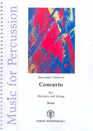 Concerto for marimbaphone and string orchestra score