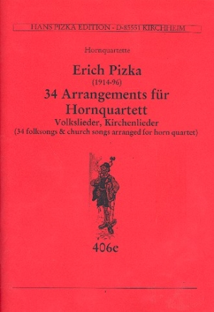 34 Arrangements fr 4 Hrner Partitur und Stimmen24