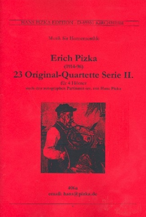 23 Originalquartette Serie 2 fr 4 Hrner Partitur und Stimmen