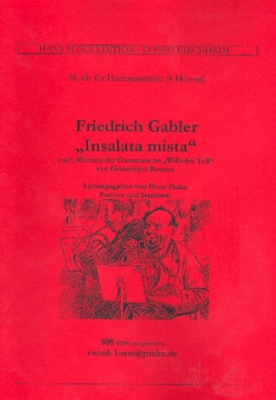 Insalata mista nach Motiven der Ouvertre zu Wilhelm Tell von G. Rossini fr 8 Hrner Partitur und Stimmen