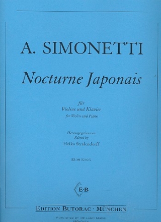 Nocturne Japonaise fr Violine und Klavier