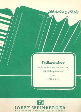 Dollarwalzer fr Akkordeon