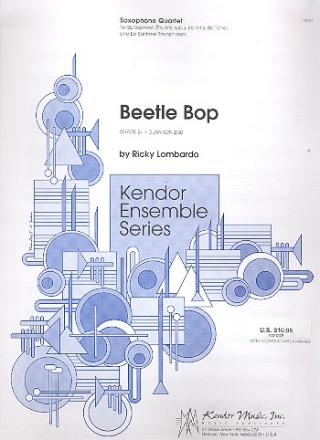Beetle Bop for soprano saxophone, alto saxophone, tenor saxophone and batritone saxophone  score and parts