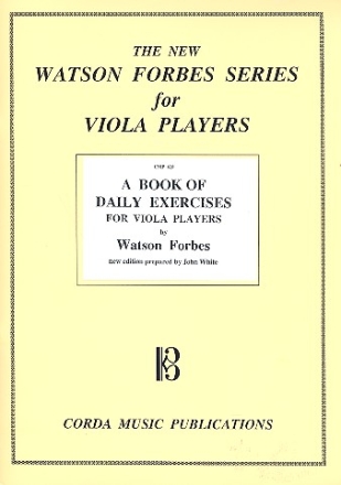 A Book of daily Exercises  for viola