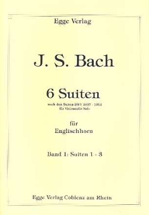6 Suiten Band 1 (Nr.1-3)  fr Englischhorn