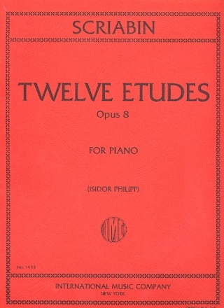 12 Etudes op.8 for piano