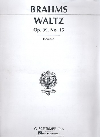 Walzer As-Dur op.39,15 für Klavier