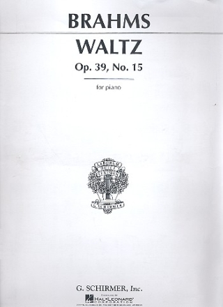 Walzer As-Dur op.39,15 fr Klavier