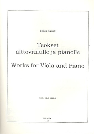 Works for viola and piano