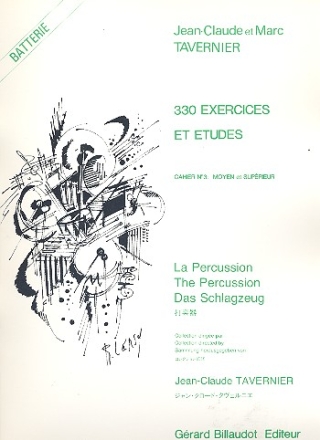 330 Exercices et etudes vol.3 pour batterie