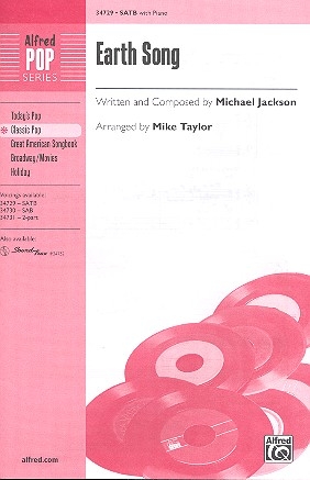 Earth Song - for mixed chorus and piano (score)