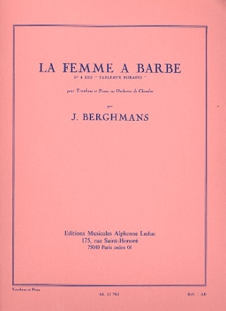 La femme  barbe fr Posaune und Klavier (Kammerorchester)