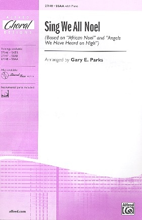 Sing we all Noel for female chorus and piano (percussion ad lib) score