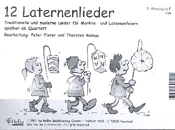 12 Laternenlieder fr 4-stimmiges Blser-Ensemble 2. Stimme in F