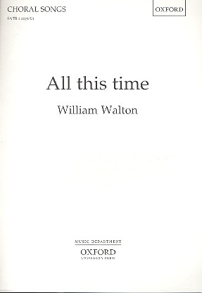 All this Time for mixed chorus a cappella score