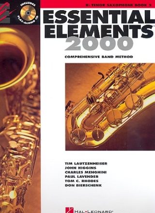 Essential Elements 2000 vol.2 (+CD): for concert band tenor saxophone