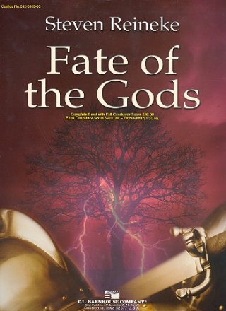 Fate of the Gods - for concert band score and parts