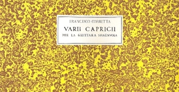 Varii capricci per la ghittara spagnuola facsimile