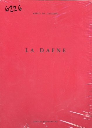 La Dafne facsimile