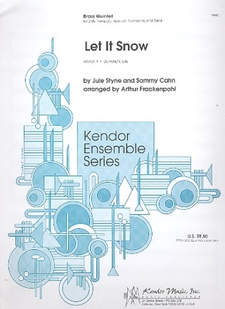 Let it snow let it snow let it snow for 2 trumpets, horn in F, trombone and tuba score and parts