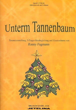 Unterm Tannenbaum fr 1-2 Akkordeons Stimmen