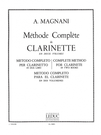 Mthode complte vol.2 (partie 3) pour clarinette