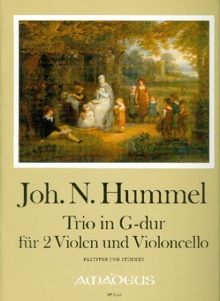Trio G-Dur fr 2 Violen und Violoncello Partitur und Stimmen