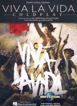 Coldplay: Viva la vida for piano/vocal/guitar Songbook