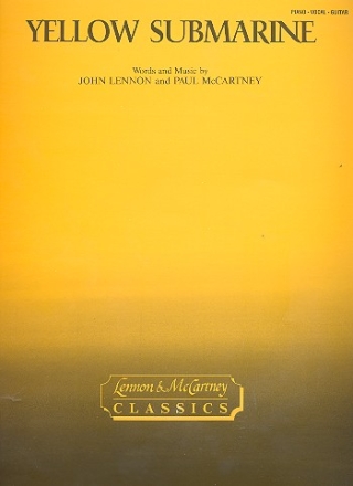 Yellow Submarine for piano/vocal/guitar