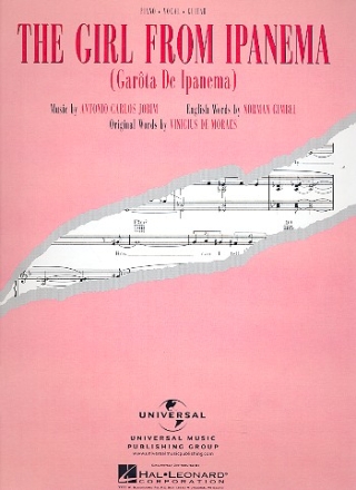 The Girl from Ipanema for piano/vocal/guitar
