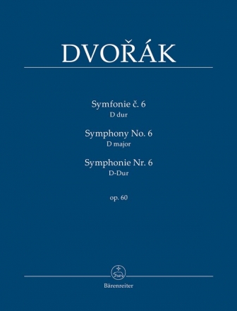 Sinfonie D-Dur Nr.6 op.60 fr Orchester Studienpartitur