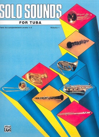 Solo Sounds vol.1 for tuba and piano piano accompaniment Levels 1-3