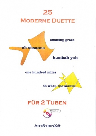 25 moderne Duette (+CD)  fr 2 Tuben