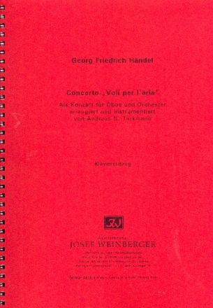 Voli per l'aria fr Oboe und Orchester Klavierauszug mit Solostimme