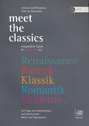 Meet the Classics (+CD) fr Gitarre/Tabulatur