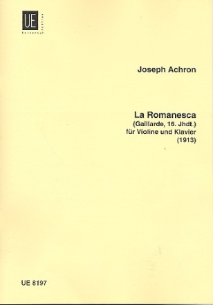 La Romanesca fr Violine und Klavier Archivkopie